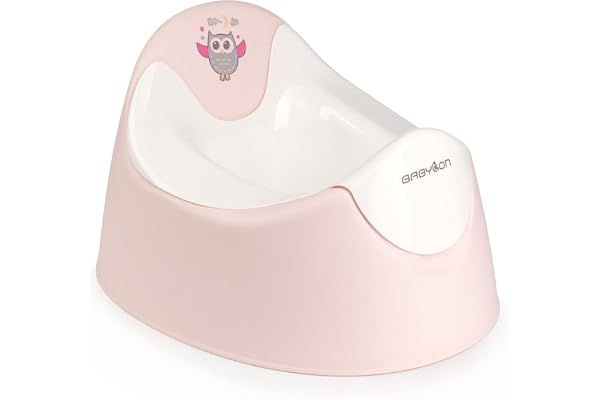 BABYLON Trio Pot bebe toilette avec bol amovible, dès 1 an, Rose