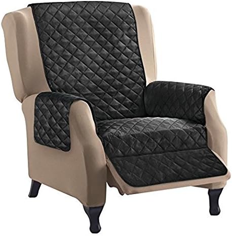 Deluxe Furniture Protector Cover Recliner (Black)