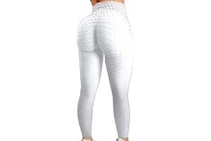 ORANDESIGNE Donna Legging Sportivi Anticellulite Pantaloni Push Up Pantaloni Altamente Elastico Fitness Vita Alta Collant Leggins Yoga Palestra Pilates