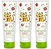 BabyGanics Fluoride Free Toothpaste 4 oz, 3 Pack - Strawberry