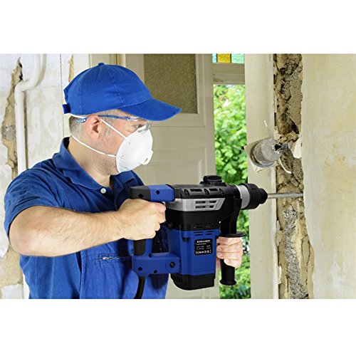 ECD Germany 1800W Borhammer 230V 4300 Schläge/Min 6 Joule Schlagleistung 2,5 m Kabellänge inkl. Koffer und Zubehör - 6