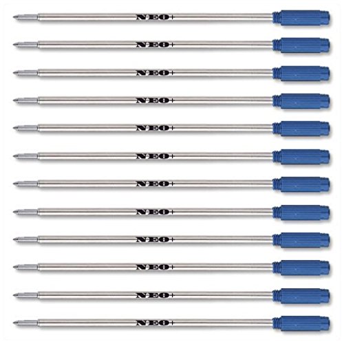 12 x Kugelschreiberminen in Blauer Tinten - Cross Kompatibel
