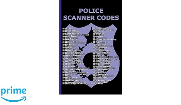 Police Scanner Codes With Badge College Ruled Notebook For