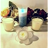 Portfolio von schönen Kerzen zum Dekorieren Ihres Heims