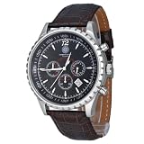 Constantin Durmont Herren-Armbanduhr Aerotec CD-AERO-QZ-LT-STST-BK
