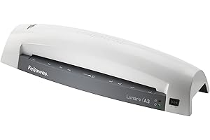 Fellowes Plastifieuse Lunar A3 Plastifier À Chaud Pochettes De Plastification A3 80 À 125 Microns Fonction Anti-Bourrage Temps De Chauffe 4 minutes Utilisation Occasionnelle Maison Loisirs Créatifs