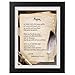 Produktbild Bilder im 2er Set – Gedicht für Mama und Papa – Personalisiert mit Namen - Zwei Drucke im Bilderrahmen – Geschenk-Idee für Eltern – Muttertagsgeschenk – Vatertagsgeschenk – groß: 45 x 55 cm