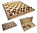 Produktbild CT Schach Dame Backgammon Spielbrett 3 in 1 in Klappbox aus Holz (33,8 cm)