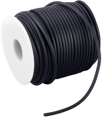 Cordino Elastico In Silicone Trasparente 5m - 2mm OD 1mm ID Per Collane E Bracciali Fai Da Te