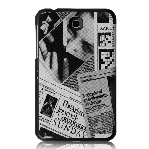Fintie Samsung Galaxy Tab 3 7.0 (7 Zoll) SM-T210 SM-T211 Hülle Case – Ultra Slim Schutzhülle Tasche Etui mit Standfunktion (Nicht kompatibel mit der Tab 3 7.0 Lite), Zeitung - 3
