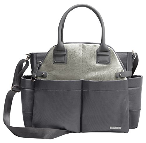 Preisvergleich Produktbild Skip Hop 200452 Diaper Bag Chelsea Grey - Wickeltasche, grau
