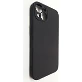 Constrain Velvet Lined Silicone Case compatible with iPhone 13 &ndash; Camera Protected, Shock Absorber - Matte Black