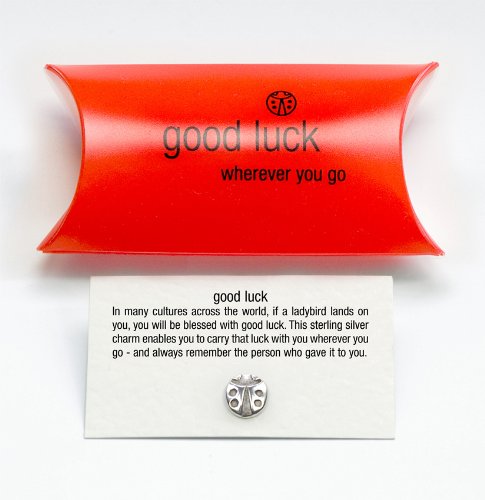 Sterling Silver Goodluck Ladybird - Tales From The Earth - Pillow Pack