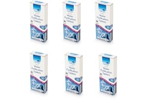 TRANHUY 6 Packs X OASIS WATER PURIFICATION TABLETS (300 total) 17mg Essential Travel Item by Oasis