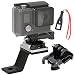 Produktbild FIRST2SAVVV GO-MTC-16BS Aluminium Motorrad Spiegel Halterung Halter für GoPro hero 4, Session, Black, Silver, Hero+ LCD, 4, 3+, 3, 2, 1 XIAOMI YI 2 SJ4000 SJ5000 SJ6000 Aktion Kamera Camcorder + Schraubenschlüssel