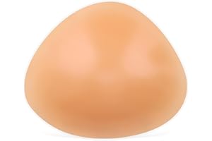 ONEFENG Mastectomia protesi mammaria per le donne,Triangolo mastectomia protesi silicone petto concavo reggiseno Enhancer inserti pad (1 pezzo)