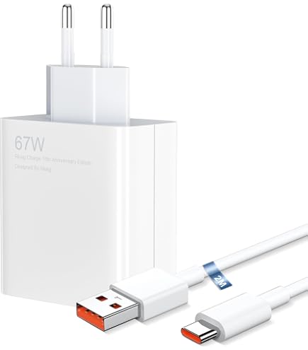 67W HyperCharge Ladegerät Für Xiaomi, Redmi & Poco – Inkl. USB-C Kabel, TurboCharge & PD Support