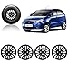 Auto Pearl-Premium Quality Car Full Black Wheel Cover Caps Black 14 inches Press Type Fitting For - Tata Indica Vista RS.1649.00