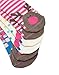 Joules Baby Three Pack Baby Christmas Socks - Pink X-Mas - 12-24 months