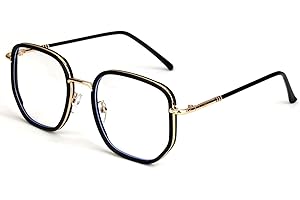 VODUNS Lunettes Anti-lumière Bleue en Noire, Lunette de Lecture avec Étui Ultra Léger Anti-fatigue Anti-éblouissants à la Mode Branches Flexibles pour Femme Homme Protection Yeux près Ordinateur Travail