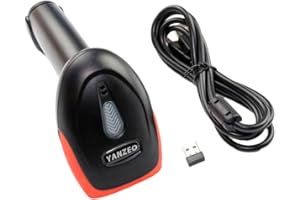 Yanzeo Wireless Barcode Scanner USB Portable DM QR Code Pos Laser Handheld 2D Barcode Reader
