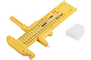 WALFRONT Compass Circle Cutter Paper Trimmer Circular Cutting Tool,Rotary Compass Circle Cutter Paper Cardboard Rubber Leather Art Craft Tool