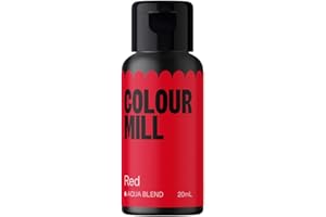 Colour Mill Aqua Blend Food Colouring Red: Colorant Alimentaire Liquide Base d'Eau - 20 ml