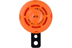 DEMERAS Clacson elettronico per bicicletta Impermeabile Smart Bike Clacson Campanello durevole per biciclette elettriche 36V/48V/60V/72V Suono forte e chiaro