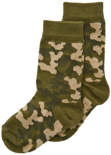 Country Kids Boy's Camouflage Calf Socks, 3-5 Years (Manufacturer Size:6-8.5), Green