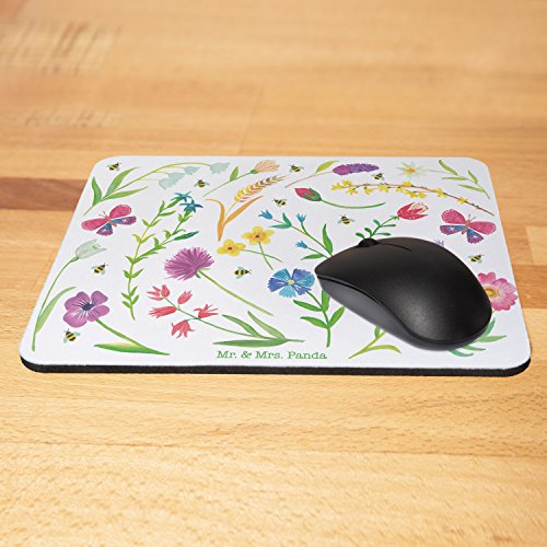 Mr. & Mrs. Panda Mauspad Druck Frühling – 100% handmade & handbedruckt – Frühling, Jahreszeit, Blumen, Mouse Pad, Mousepad, Computer, PC, Männer, Mauspad, Maus, Geschenk, Druck, Schenken, Motiv, Arbeitszimmer, Arbeit, Büro Frühling, Jahreszeit, Blumen, - 4