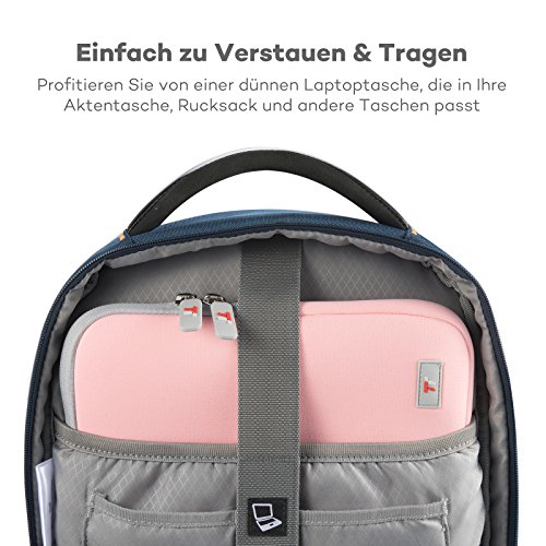 TaoTronics Notebook Schutzh  lle f  r Sleeve 13  - 13 3  MacBook Air   Pro  Laptops  Notebooks  Ultrabooks - YKK-Rei  verschluss  Schockfest   Kratzfe