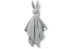 Elodie Details Doudou Neonato Blinkie per Bambini Piccoli in 100% Cotone extra morbido Oeko-Tex - Mineral Green