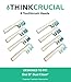 Produktbild 8 Oral-B Dual Clean Elektrische Zahnbürste Kopf Ersatz, Teil # sb-417 a