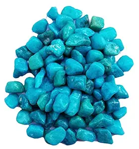 Maalavya Sky Blue Color Marble Pebbles