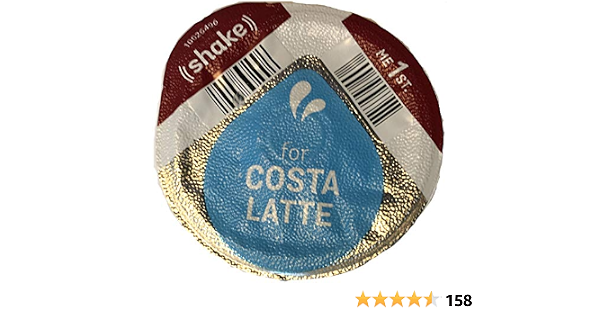 96 x Tassimo Costa Latte 325ml Milk 