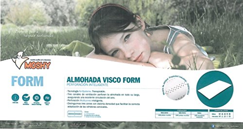 Moshy-Almohada Moshy Visco Form, Talla Almohada De 90 Cms.
