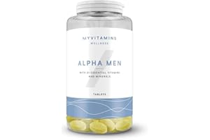 Myprotein Alpha Men Multivitamin | Advanced Daily Formula for Men | Vitamins & Minerals B, D, Biotin & Natural Extracts | Supports Energy, Immunity, Muscle Function & Mental Performance | 120 Pills