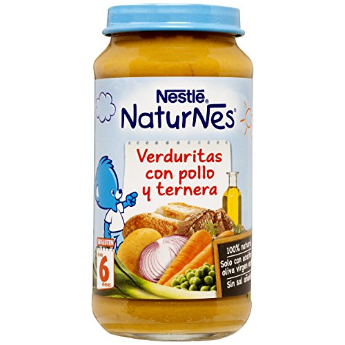 Nestlé Naturnes - Verduritas con Pollo y Ternera - A partir de 6 meses - 250 g