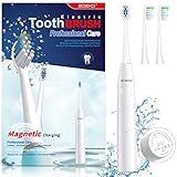 ♫ GARANTÍA DE 1 AÑO Y REEMBOLSO DEL 100% ♫ 【Contenido】1 cepillo de dientes sónico, 2 cabezas de cepillo, 1 cargador USB. Beschoi ofrece a nuestros clientes un reembolso del 100% y garantía de reemplazo detro de 12 meses. Si tiene alguna problema, comuníquese directamente con el servicio de atención al cliente, le responderemos su correo electrónico dentro de las 24 horas.