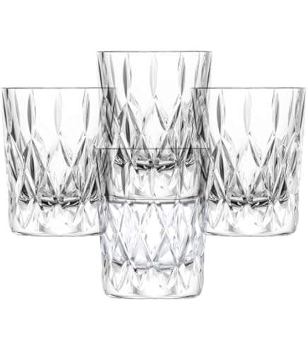 Schott Zwiesel Fave schnaps glazen (set van 4), moderne borrelglazen met verhoogde groeven en cut-outs, vaatwasmachinebestendige kristalglazen (art. nr. 124302