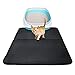 Produktbild Leoboone Waschbare Eva Cat Litter Mat Schwarz Wasserdicht Double-Layer Katzentoilette Trapper Mat Soft Cat Kissen Faltbare Katzenbett