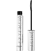 L'Oréal Paris Black Mascara, Telescopic Extensionist Mascara, Extended Length, Volume and Curl, Instant Lash Lift Effect, Up 