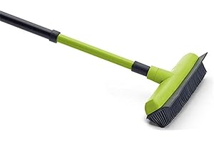 NÖLLE PROFI BRUSH 227500 Gummibesen mit Teleskopstange, 320 mm