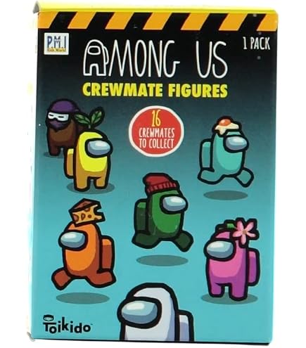 Among US Crewmate Figures 2 - Series 2 Blind Bags - 24 Pack in Display