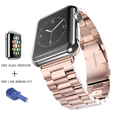 Uhrenarmband aus Edelstahl, 42mm, fr Apple Watch, mit Metallverschluss Uhrenarmband aus Edelstahl, 42mm, fr Apple Watch, mit Metallverschluss