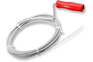 Schläfer 323300 | Sturalavandini e Scarichi, Sonda Sturatubi a Spirale per Pulizia Scarichi Otturati Lavandini, Lavelli, Vasche, Docce e Wc, Lunghezza 3mt, Diametro 6mm