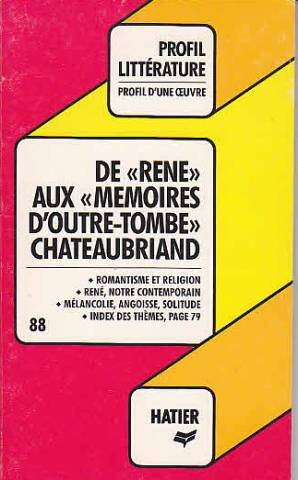De'René aux'Mémoires d'outre-tombe', Chateaubriand : résumé, personnages, thèmes