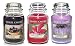 Produktbild Offizielles Yankee Candle Floral Favourites-Set von 3 Gläser gro– Pink Hibiscus, Cassis & Lavendel