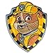 Produktbild Aufnäher / Bügelbild - PAW PATROL 'RUBBLE' - gelb - 7x6cm - Patch Aufbügler Applikationen zum aufbügeln Applikation Patches Flicken by catch-the-patch®