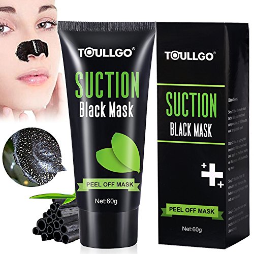 Peel off Maske, Black Mask Mitesser, Black Head Maske, Mitesser Gesichtsmaske, Gesichtsmasken Schwarz Black Mask, Blackhead Remover Mask, Black Mud Mask Mitesser, ToullGo® Peel off Maske Tiefenreinigung Pore Acne Peel Purifying Black Head anti Akne Reißen-Typ Mask Blackhead Killer (60g)